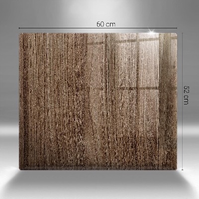 Dessous de bougie rectangulaire Texture du bois