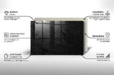 Dessous de bougie rectangulaire Texture de pierre