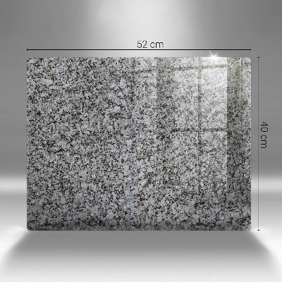 Dessous de bougie rectangulaire Texture de pierre