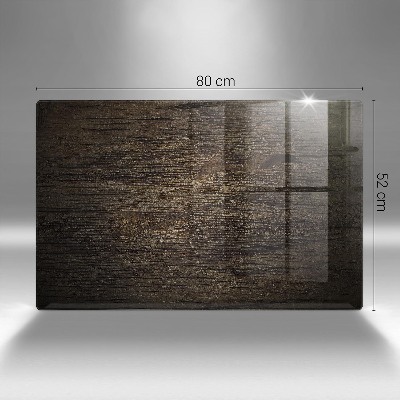 Dessous de bougie rectangulaire Texture de l'écorce du bois