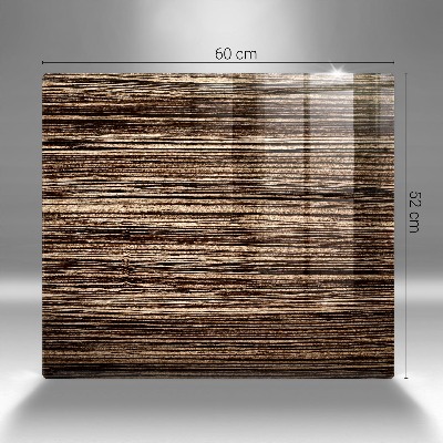 Dessous de bougie rectangulaire Texture du bois