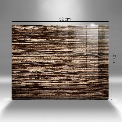 Dessous de bougie rectangulaire Texture du bois