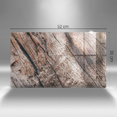 Dessous de bougie rectangulaire Structure en bois