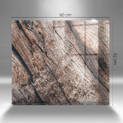 Dessous de bougie rectangulaire Structure en bois