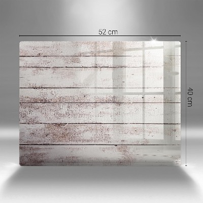 Dessous de bougie rectangulaire Vieilles planches de bois