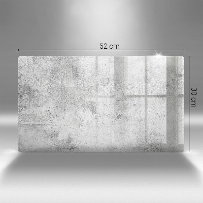 Dessous de bougie rectangulaire Texture du béton