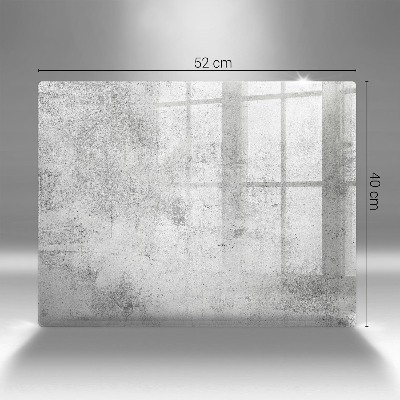 Dessous de bougie rectangulaire Texture du béton