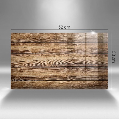 Dessous de bougie rectangulaire Panneaux texturés en bois