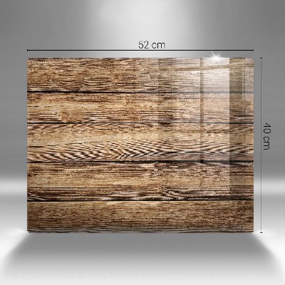 Dessous de bougie rectangulaire Panneaux texturés en bois