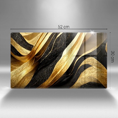 Dessous de bougie rectangulaire Abstraction élégante