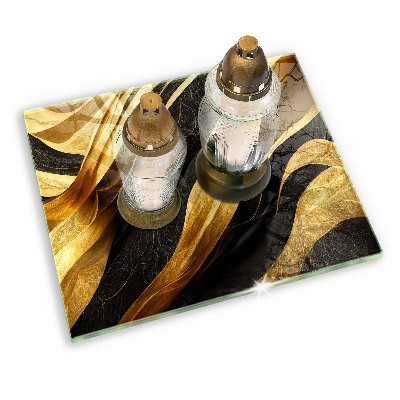 Dessous de bougie rectangulaire Abstraction élégante