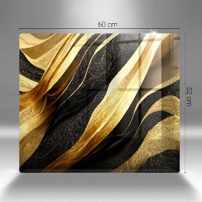 Dessous de bougie rectangulaire Abstraction élégante