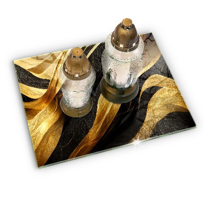 Dessous de bougie rectangulaire Abstraction élégante