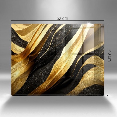 Dessous de bougie rectangulaire Abstraction élégante