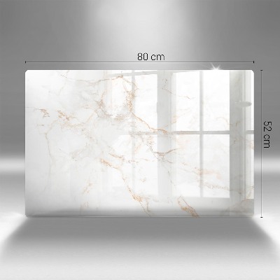 Dessous de bougie rectangulaire Pierre de marbre élégante