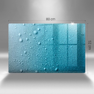 Dessous de bougie rectangulaire Gouttes d'eau
