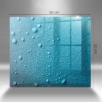 Dessous de bougie rectangulaire Gouttes d'eau