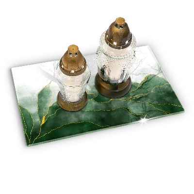 Dessous de bougie rectangulaire Nature abstraite