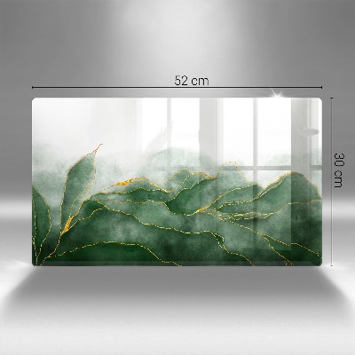 Dessous de bougie rectangulaire Nature abstraite