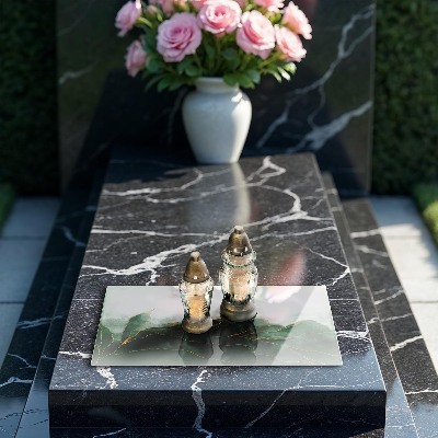 Dessous de bougie rectangulaire Nature abstraite