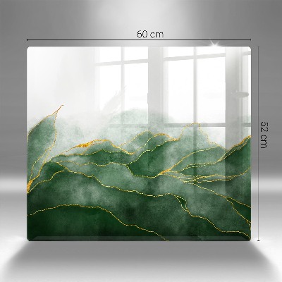 Dessous de bougie rectangulaire Nature abstraite