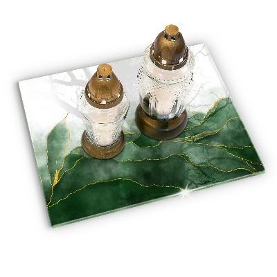 Dessous de bougie rectangulaire Nature abstraite