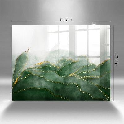 Dessous de bougie rectangulaire Nature abstraite