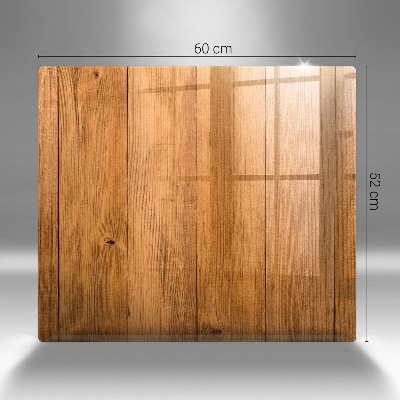 Dessous de bougie rectangulaire planches de bois