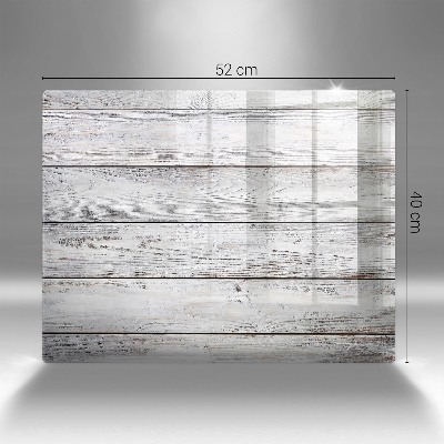 Dessous de bougie rectangulaire Planches en bois clair
