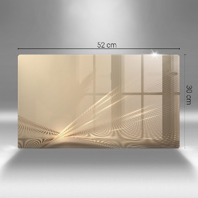 Dessous de bougie rectangulaire Abstraction moderne