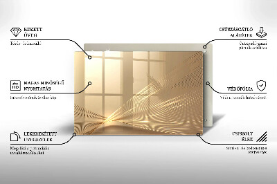 Dessous de bougie rectangulaire Abstraction moderne