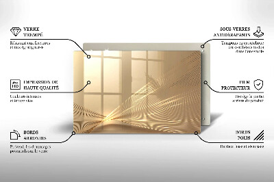 Dessous de bougie rectangulaire Abstraction moderne