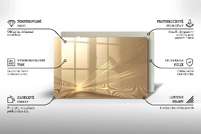 Dessous de bougie rectangulaire Abstraction moderne