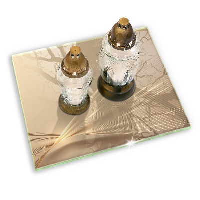 Dessous de bougie rectangulaire Abstraction moderne