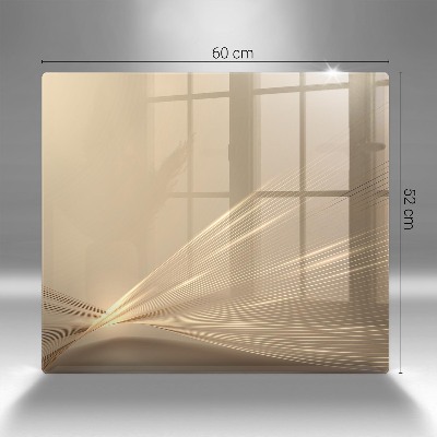 Dessous de bougie rectangulaire Abstraction moderne