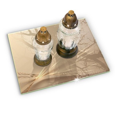 Dessous de bougie rectangulaire Abstraction moderne