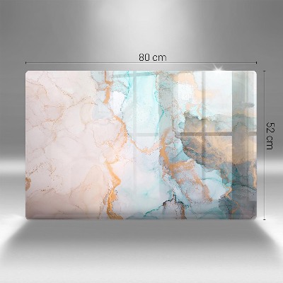 Dessous de bougie rectangulaire Marbre abstrait