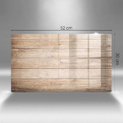 Dessous de bougie rectangulaire planches de bois