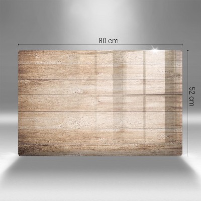 Dessous de bougie rectangulaire planches de bois