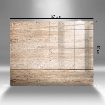 Dessous de bougie rectangulaire planches de bois