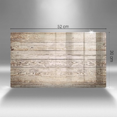 Dessous de bougie rectangulaire planches de bois