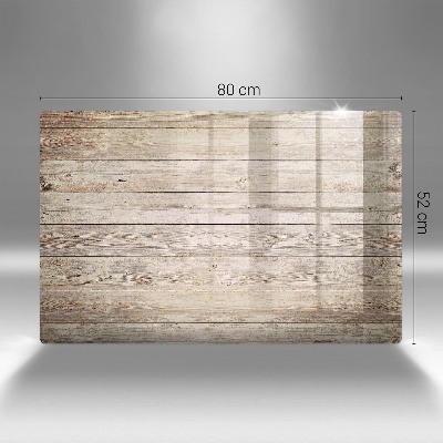 Dessous de bougie rectangulaire planches de bois