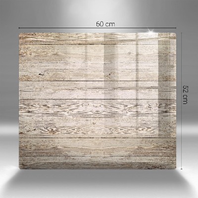 Dessous de bougie rectangulaire planches de bois