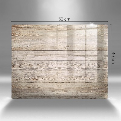 Dessous de bougie rectangulaire planches de bois