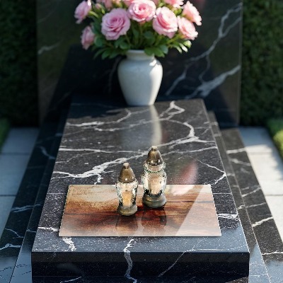 Dessous de bougie rectangulaire Texture de planche de bois