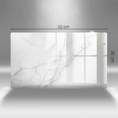 Dessous de bougie rectangulaire Fond de pierre de marbre