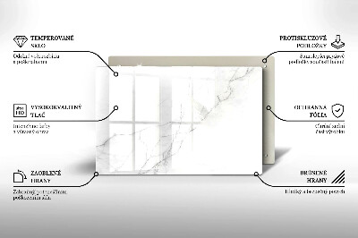 Dessous de bougie rectangulaire Fond de pierre de marbre