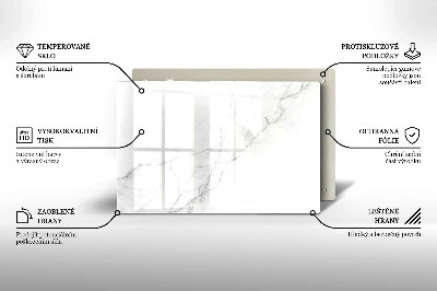 Dessous de bougie rectangulaire Fond de pierre de marbre