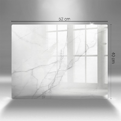 Dessous de bougie rectangulaire Fond de pierre de marbre