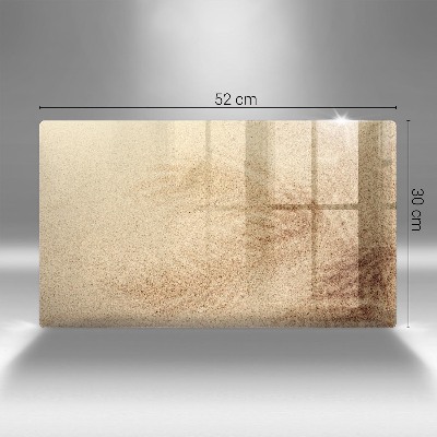 Dessous de bougie rectangulaire Sable